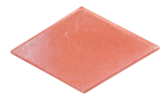 Diamond cut pavert block for emboss effect